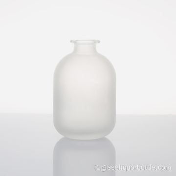 Bottiglia di vetro del rum di forma unica